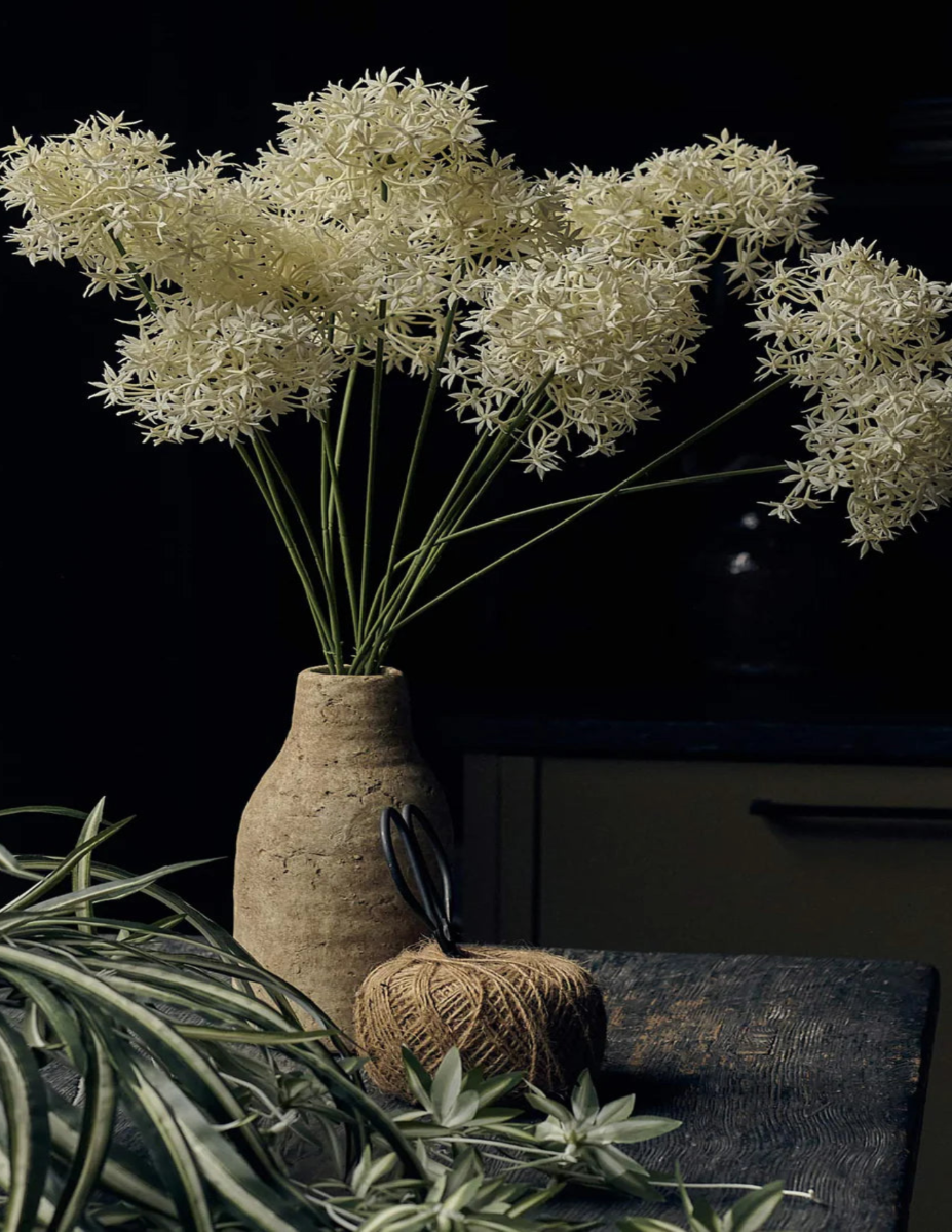 Artificial Allium Bunch - Cream