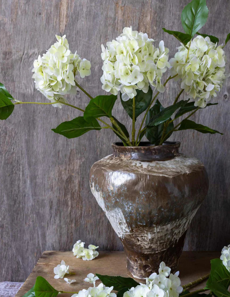 Artificial Real Touch Hydrangea - Zest