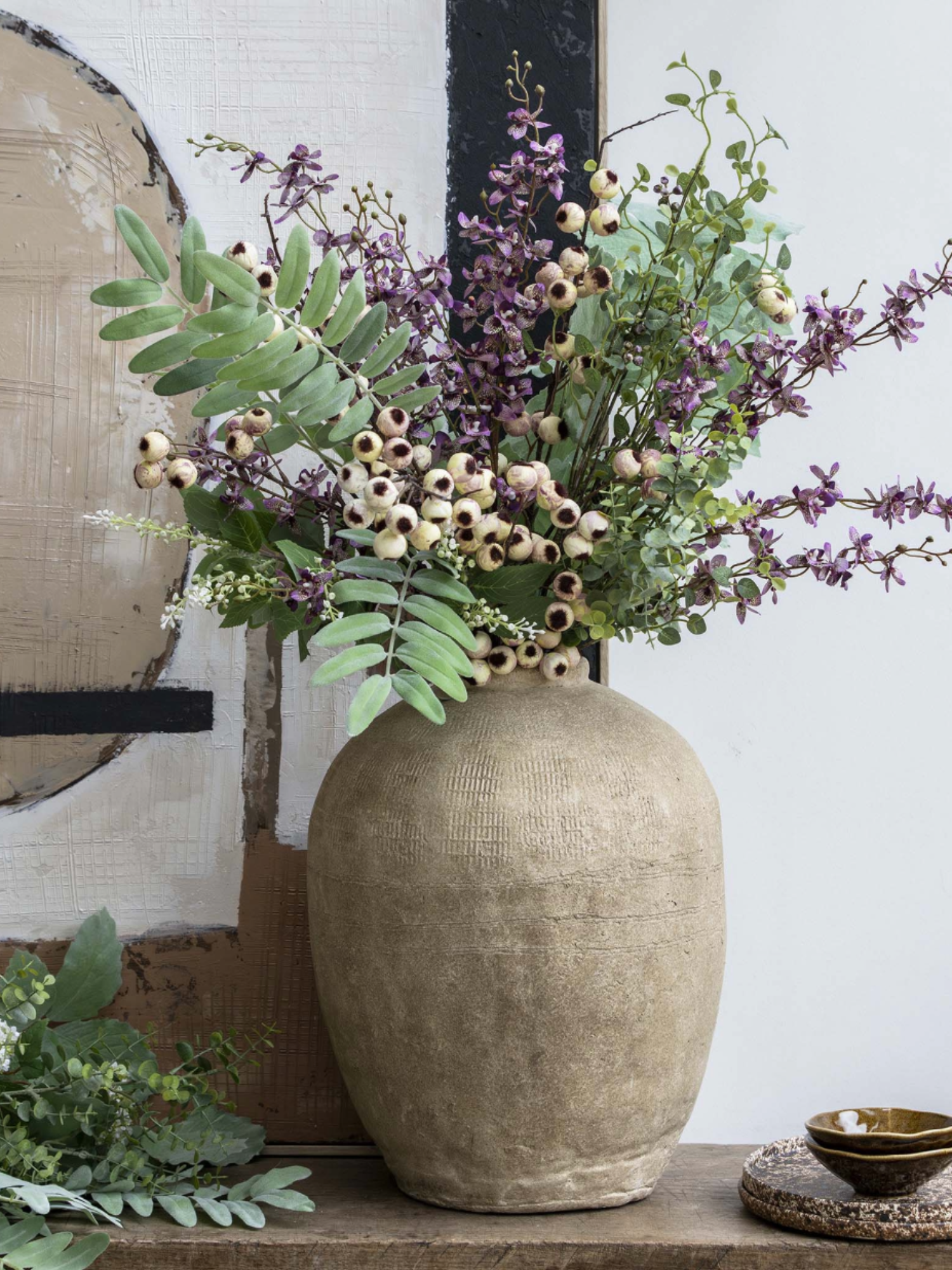 Artificial Wild Orchid Bunch
