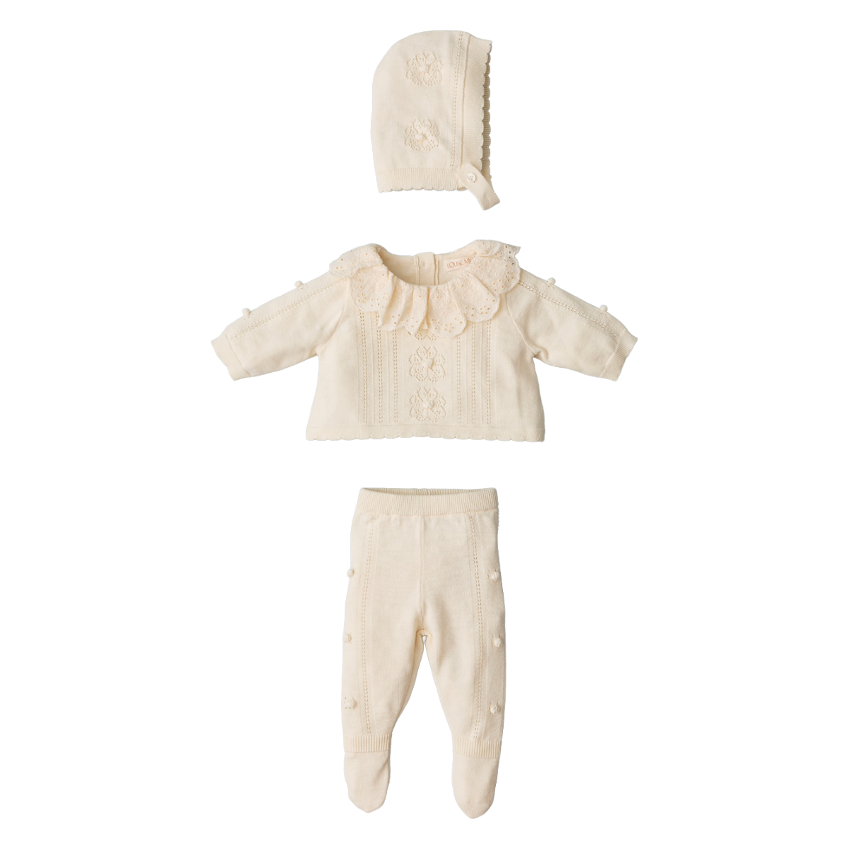 Beguin Bliss 3 Piece Set - Cream