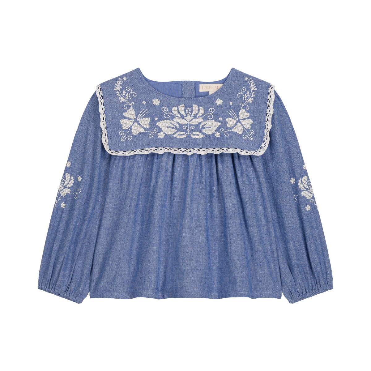 Henrietta Blouse - Light Blue