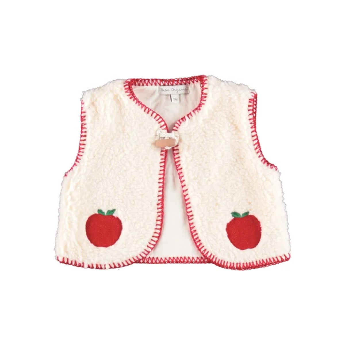 Apple Sherpa Baby Vest