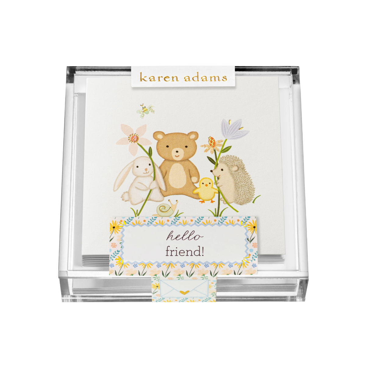 Gift Enclosures Box of 6 - Animal Friends