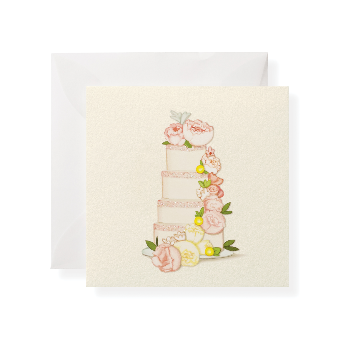 Individual Gift Enclosure - Wedding Cake