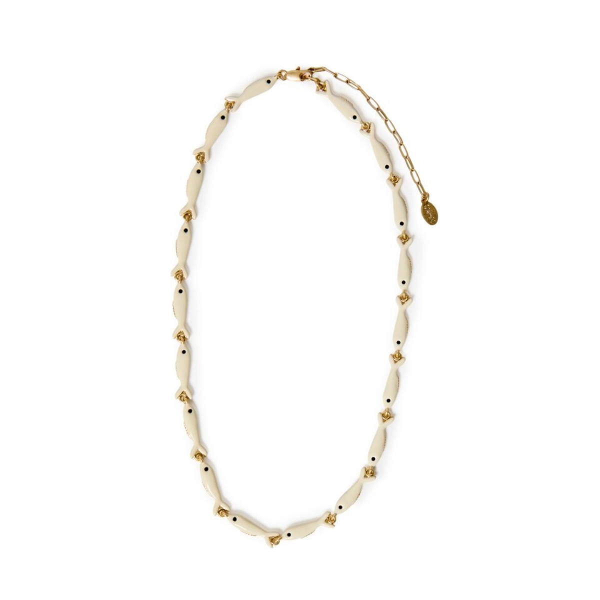 Enamel Sardine Necklace