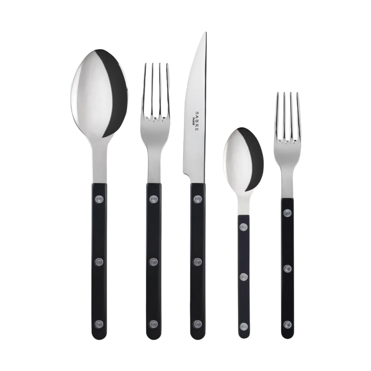 Bistro 5pc Place Setting - Black