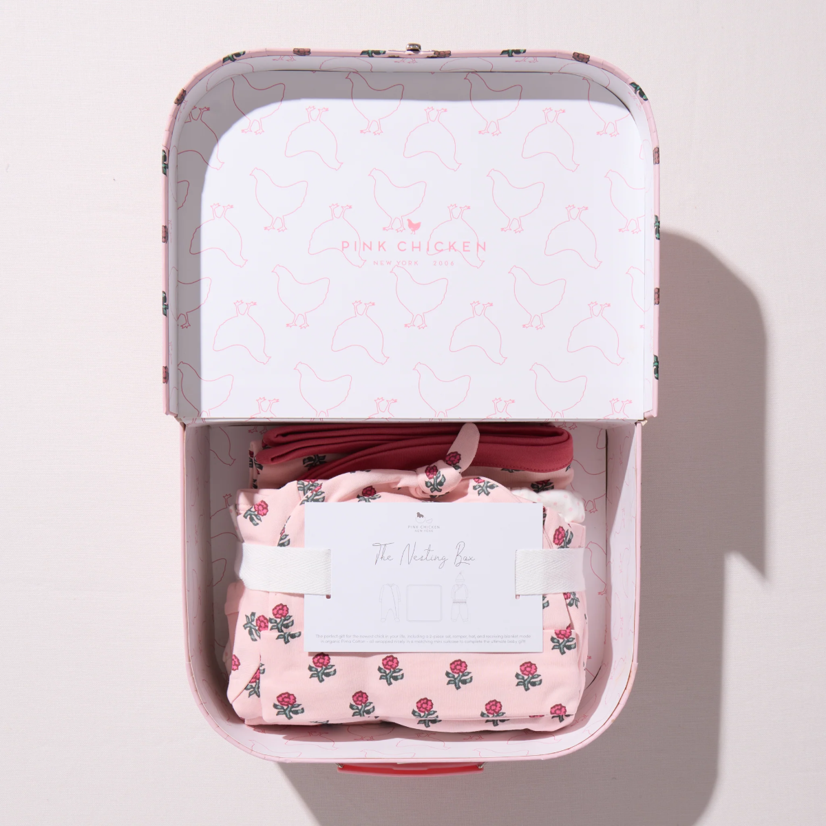 Nesting Box Baby Take Home Set - Pink Tiny Flower
