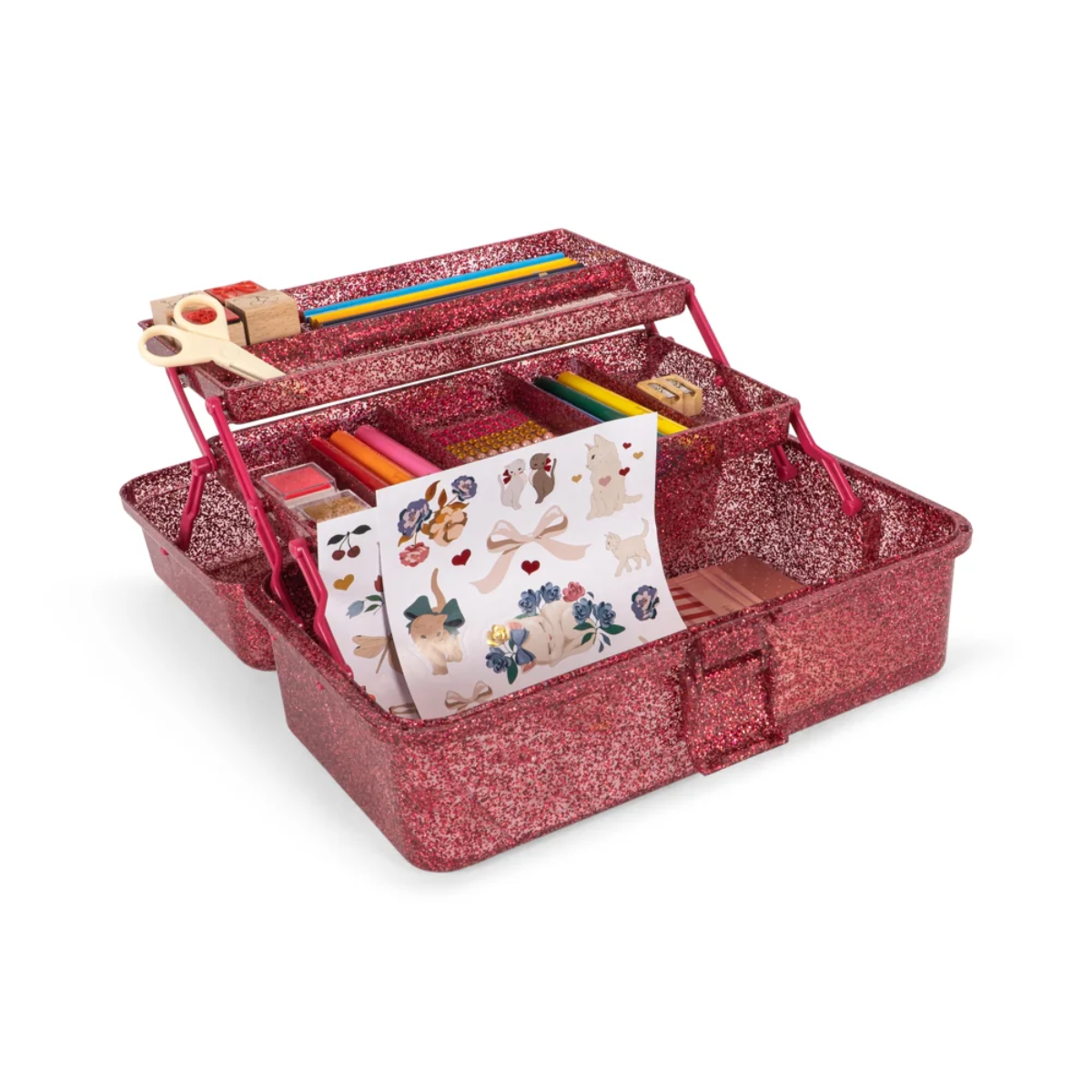 Creative Art Caddy - Glitter Rose