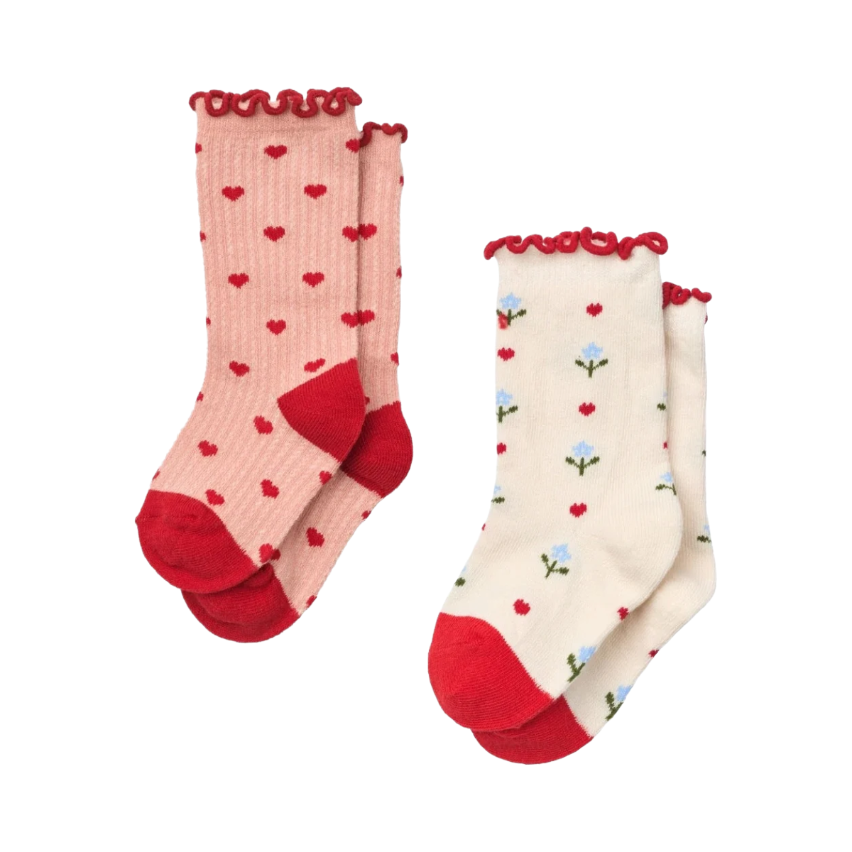 Vigga Socks - Violet Heart 2 Pack