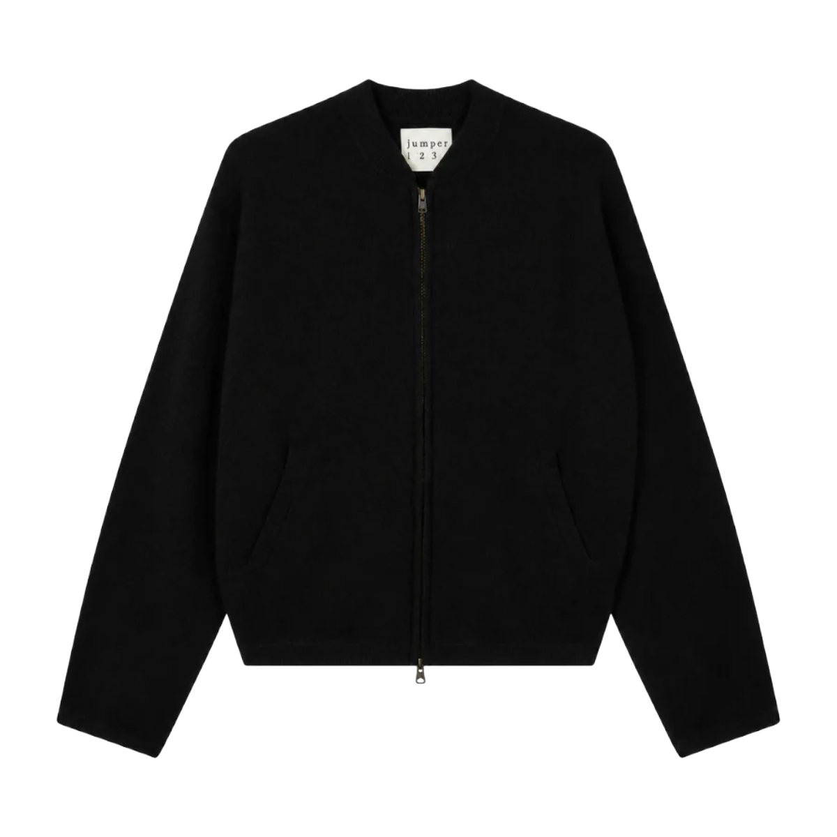 Batwing Zip Up - Black