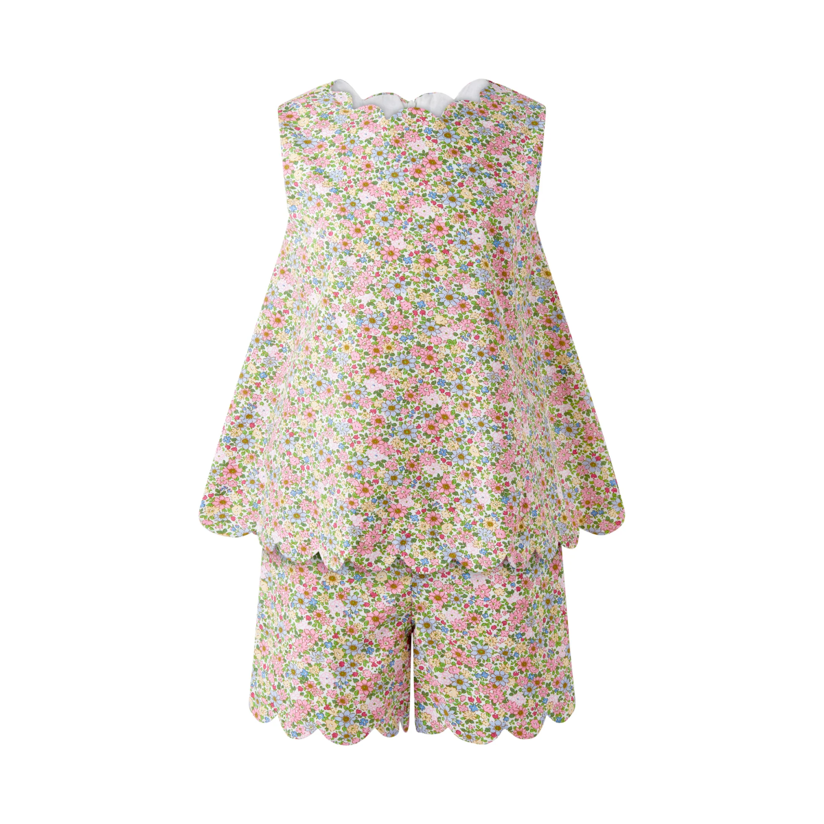 Floral Scalloped Set