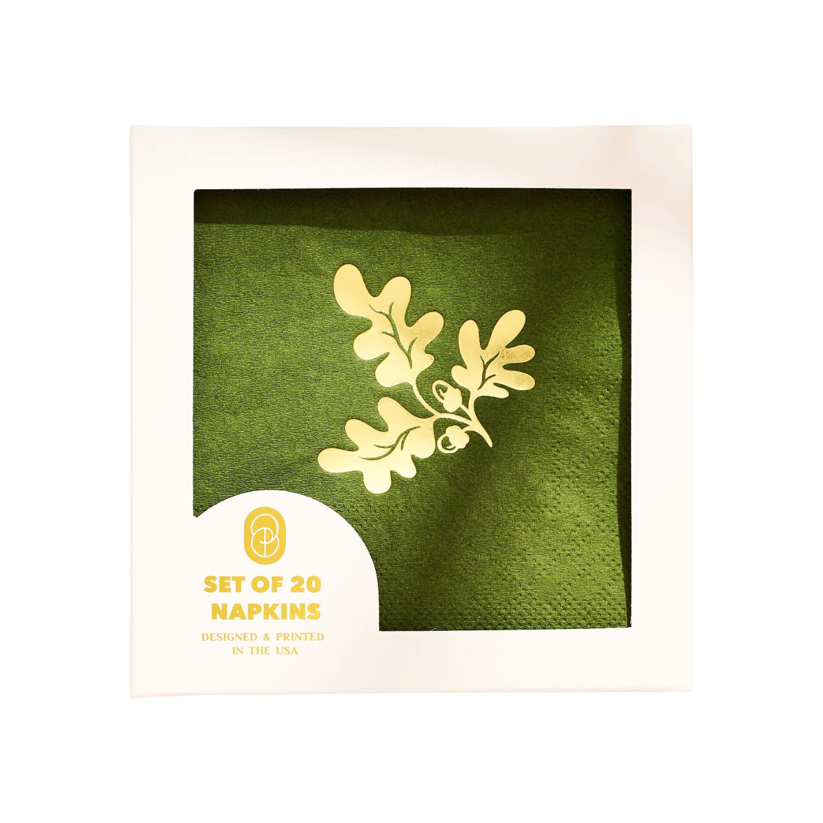Cocktail Napkins - Oak Leaf and Acorn