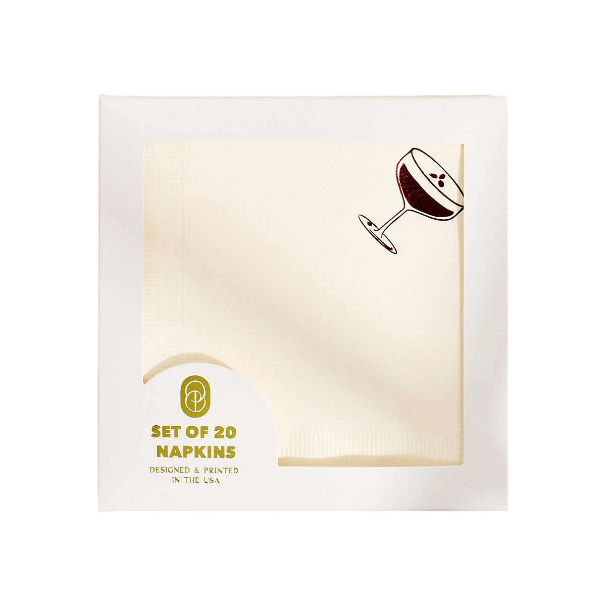 Cocktail Napkins - Espresso Martini