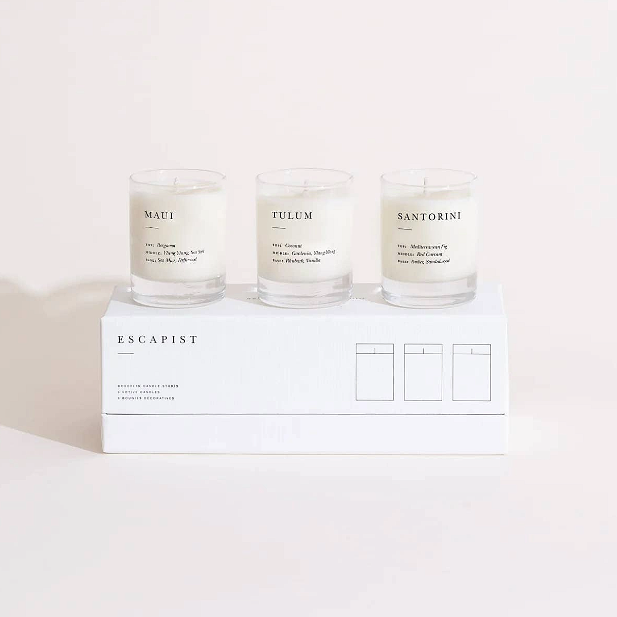 Escapist Mini Candle Gift Set - Fresh + Floral