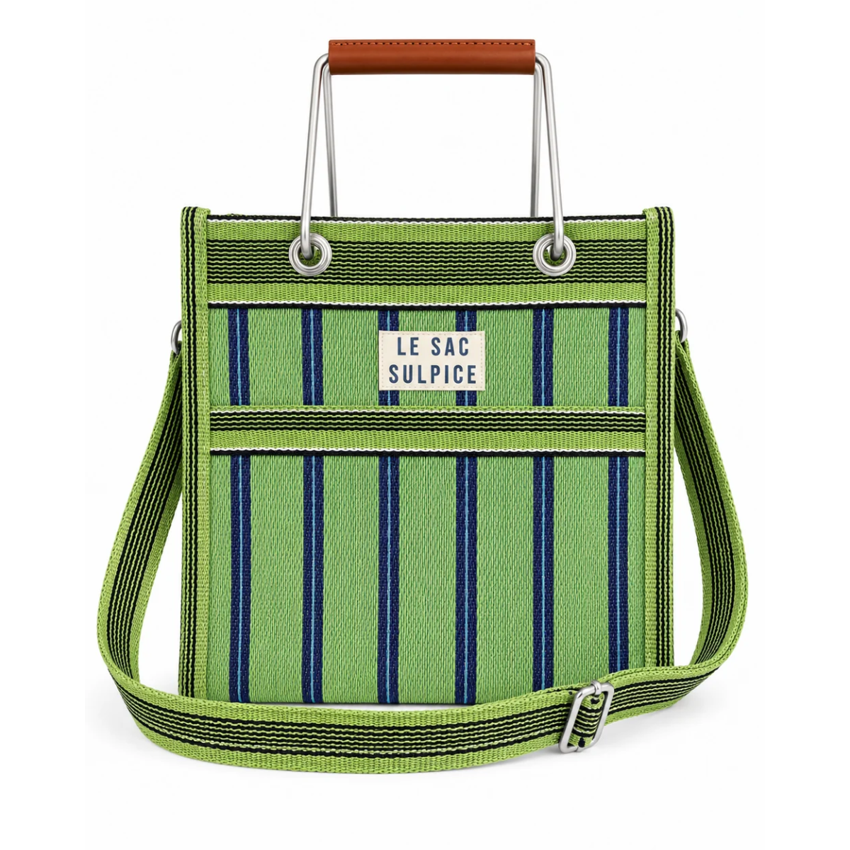 Palma Mini Metal Handle Tote - Verdure