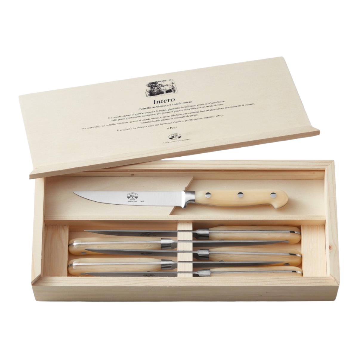 Intero Steak Knives - Cream