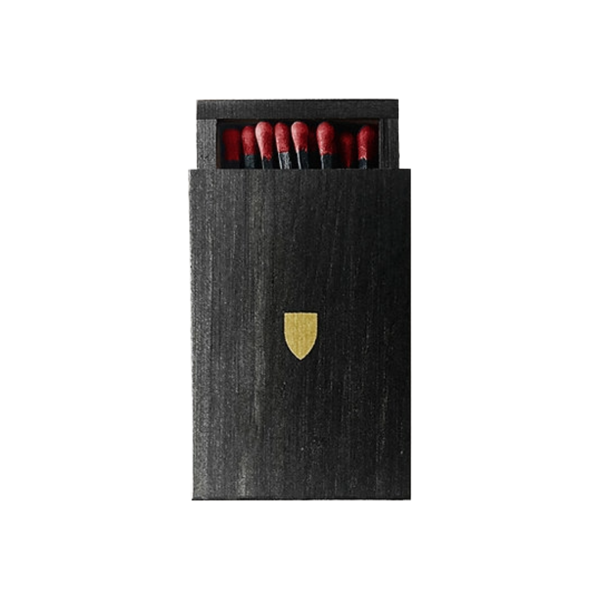 European Pine Matchboxes - Black Lacquer
