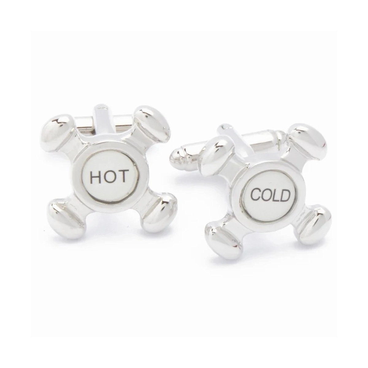 Hot and Cold Taps Cufflinks