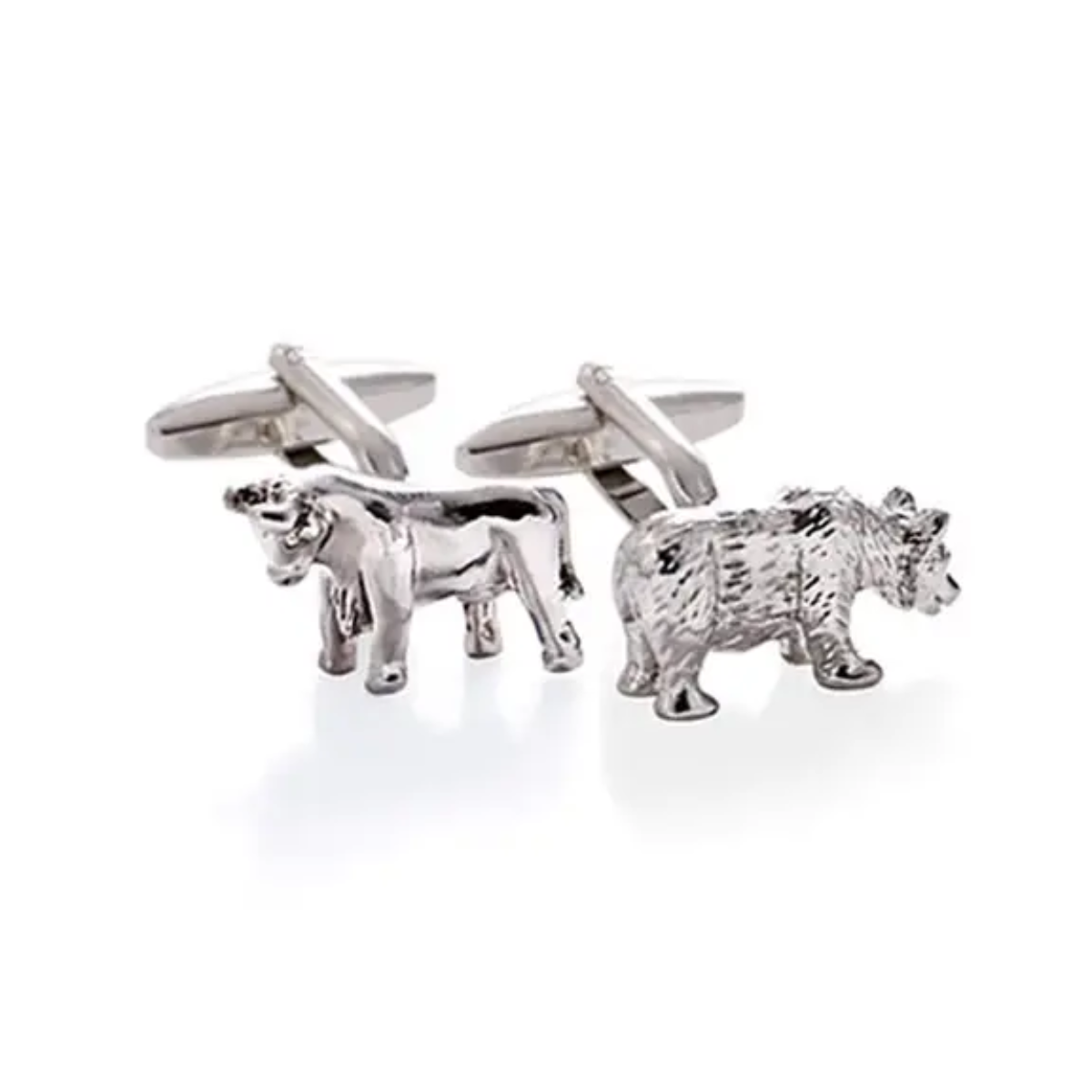 Bull and Bear Cufflinks