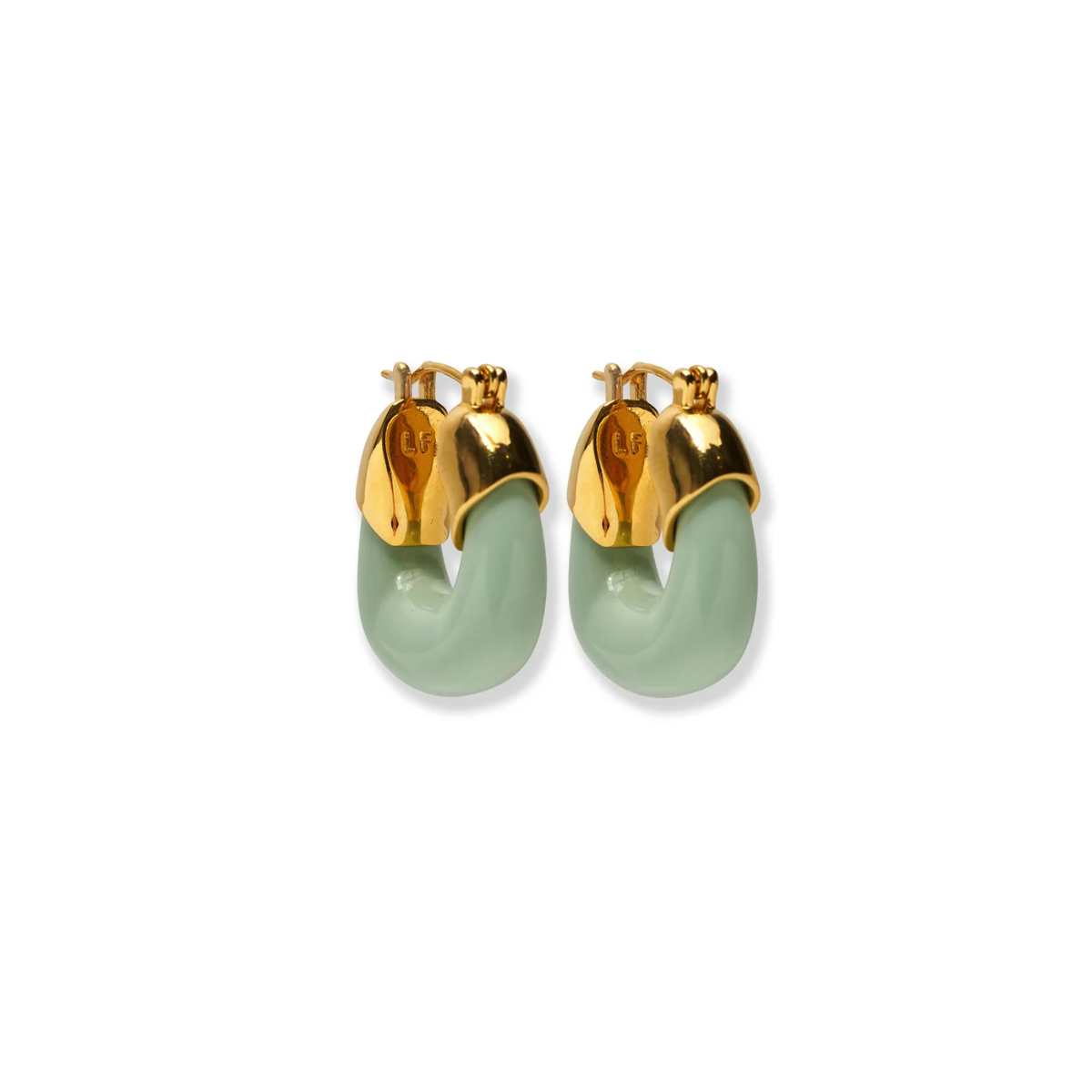 Mini Organic Hoops - Seafoam