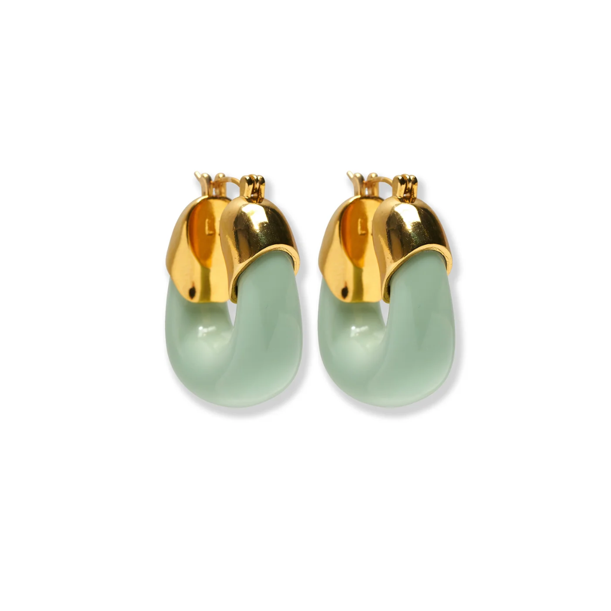 Organic Hoops - Seafoam