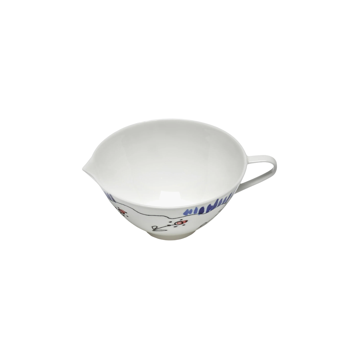 Marni Jug - Anemone Milk Midnight Flower