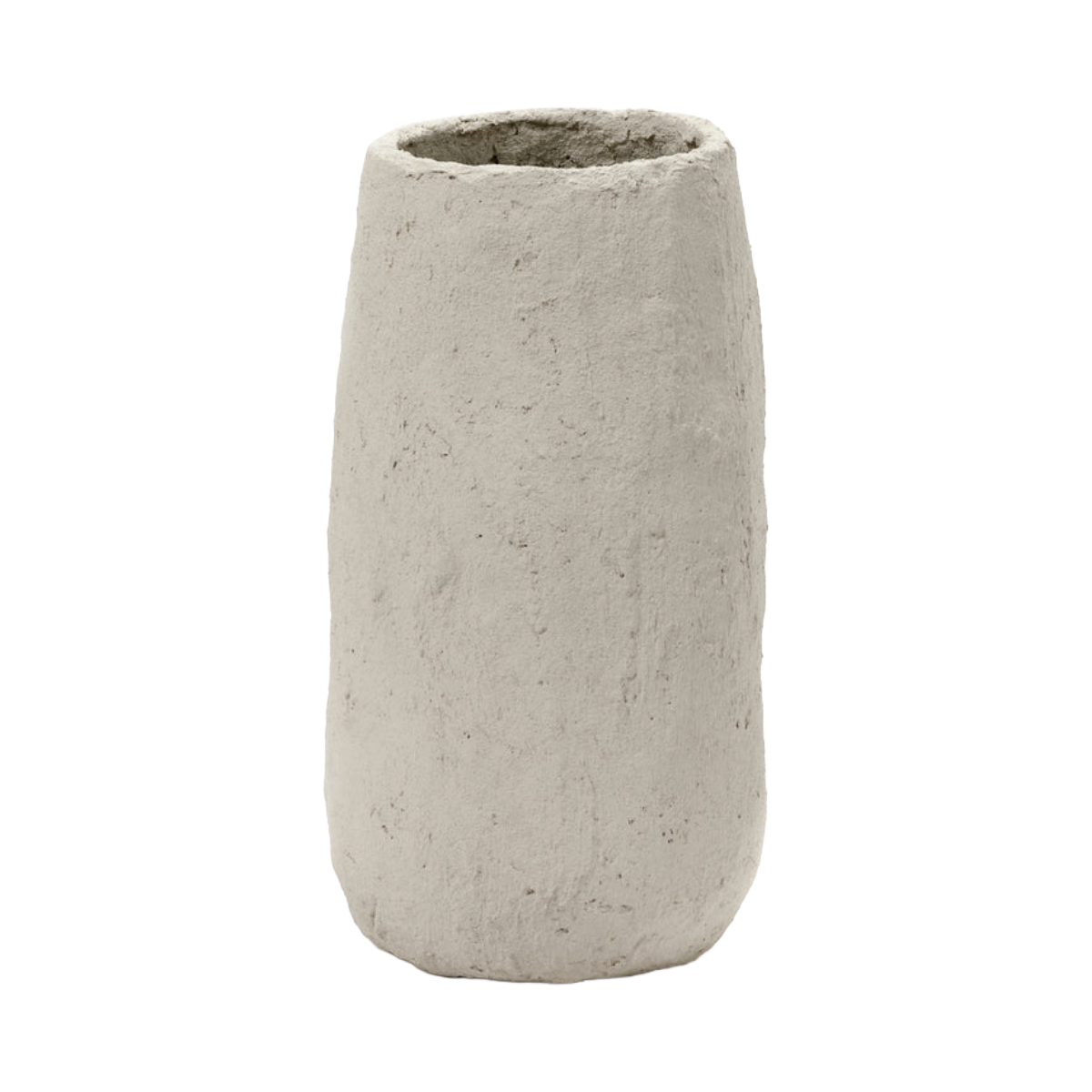 Marie Michielssen Beige Papier Mache Vase