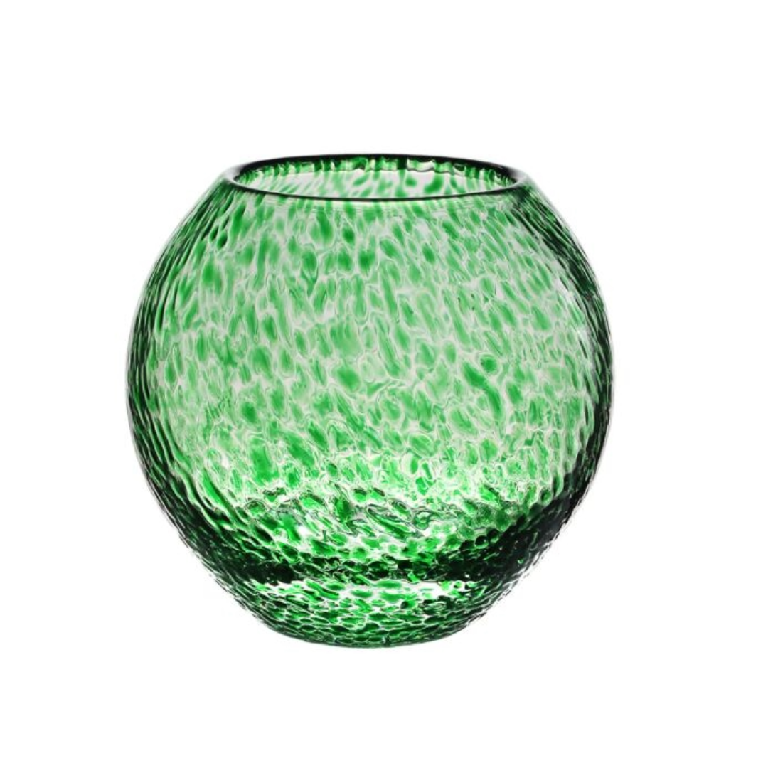 Florence Globe Vase 6" - Green