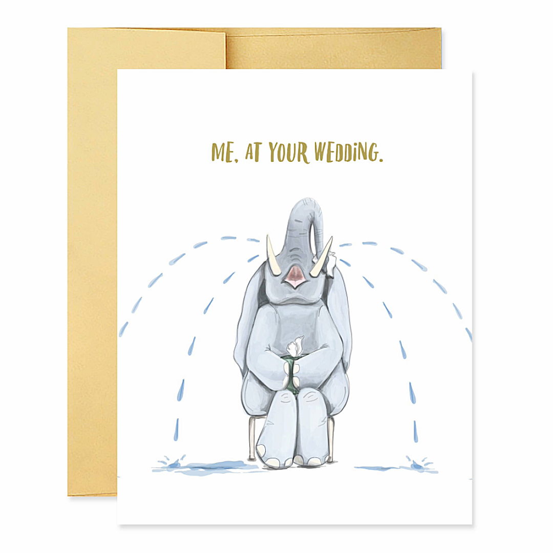 Weeping Wedding Elephant