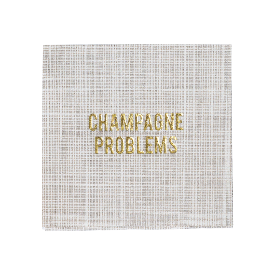 Champagne Problems Cocktail Napkins