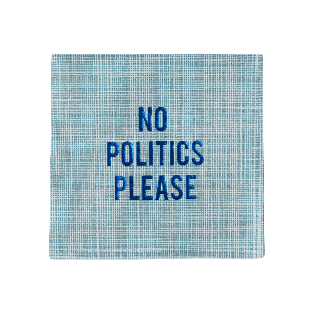 No Politics Please Cocktail Napkins