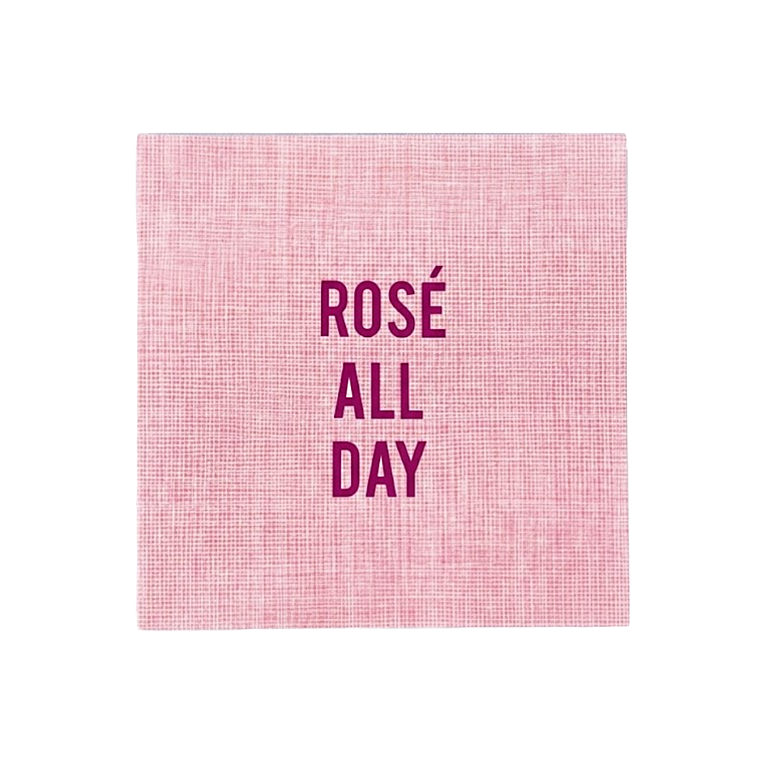 Rosé All Day Cocktail Napkins 