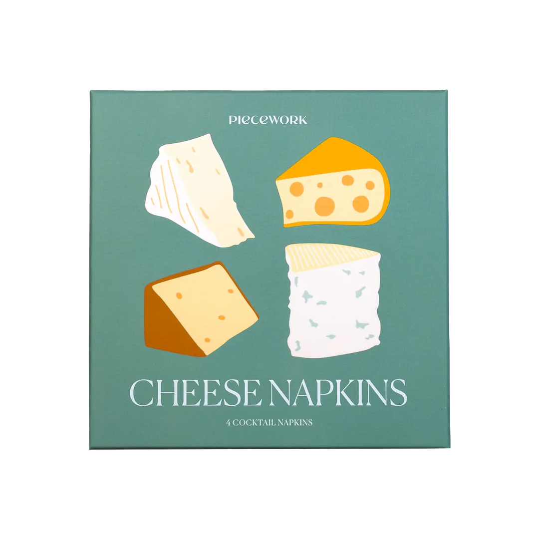 Cocktail Napkins Set of 4 - Cheese