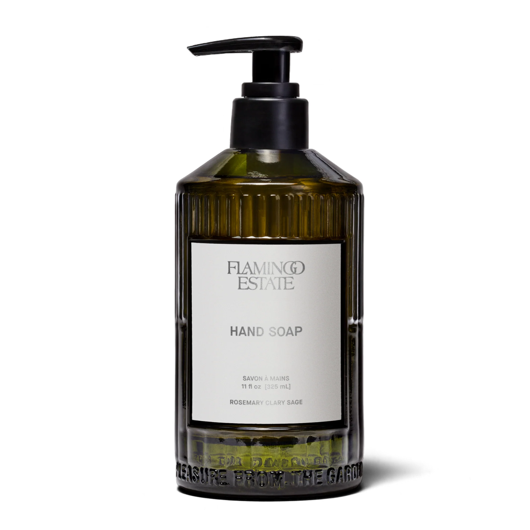 Glass Hand Soap - Rosemary Clary Sage