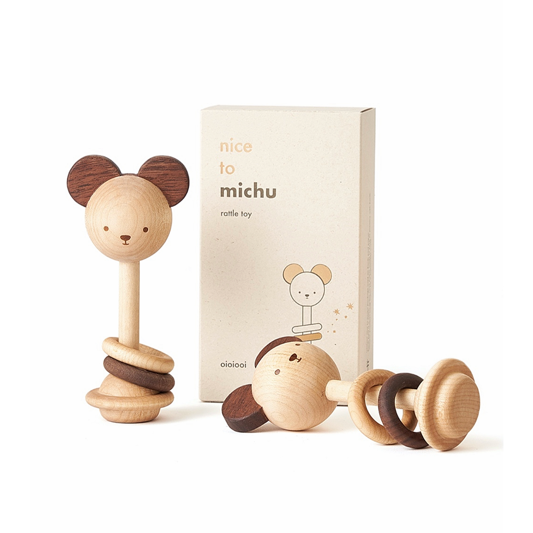 Nice to Michu Baby Rattle