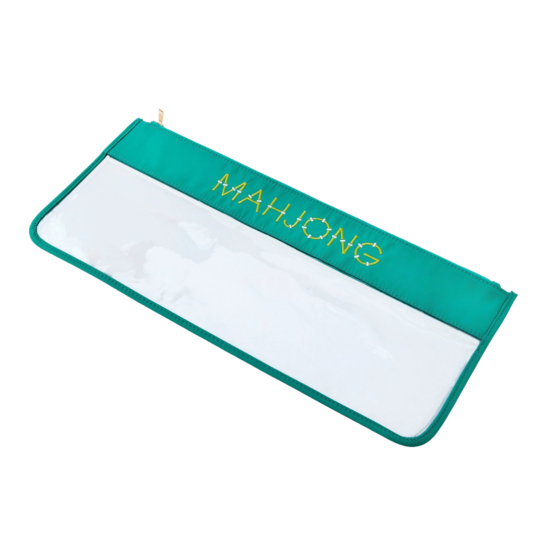 Oh My Mahjong - Aqua Bamboo Bag