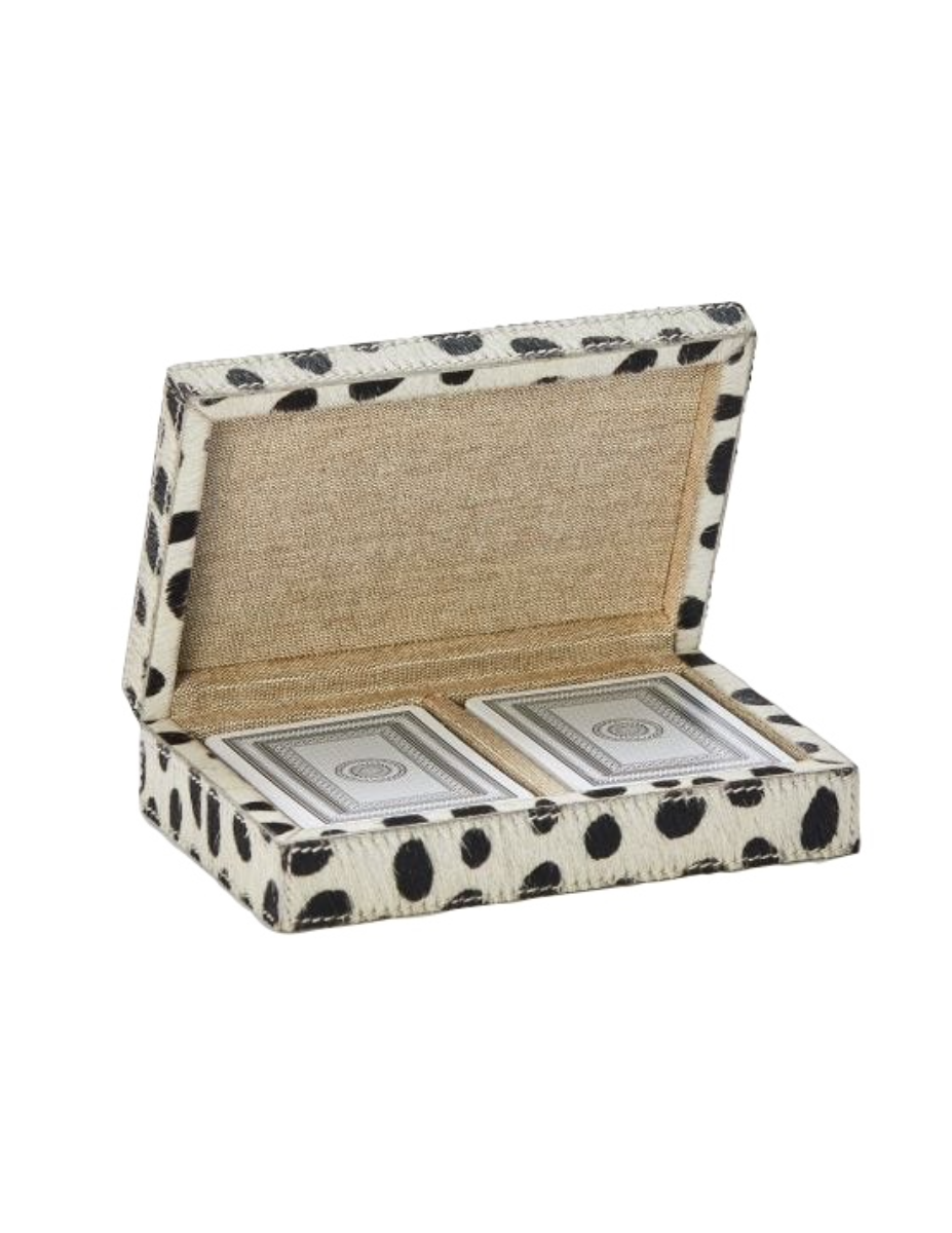 Lesten Card Box - Dalmatian Print