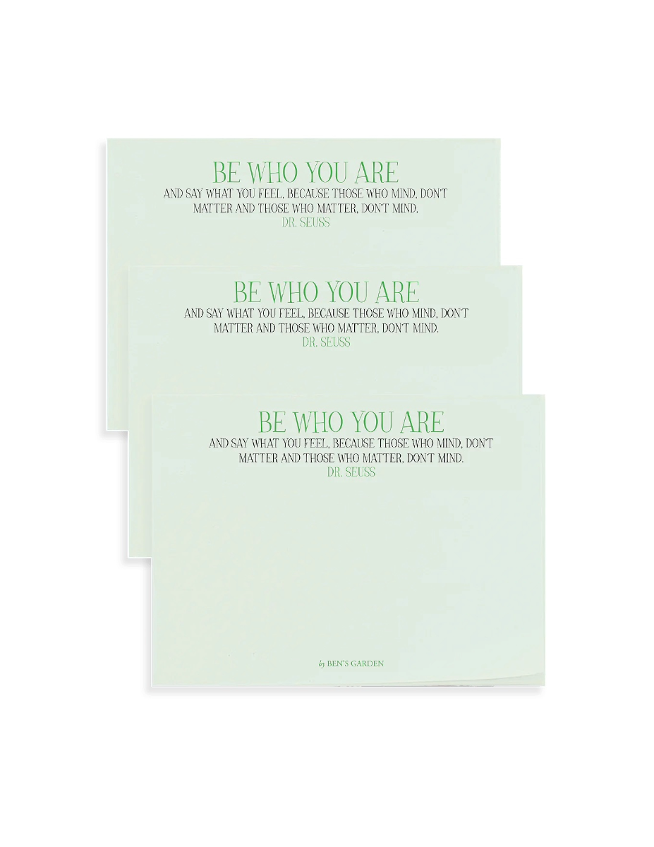 Be Who You Are Sticky Pads Set of 3