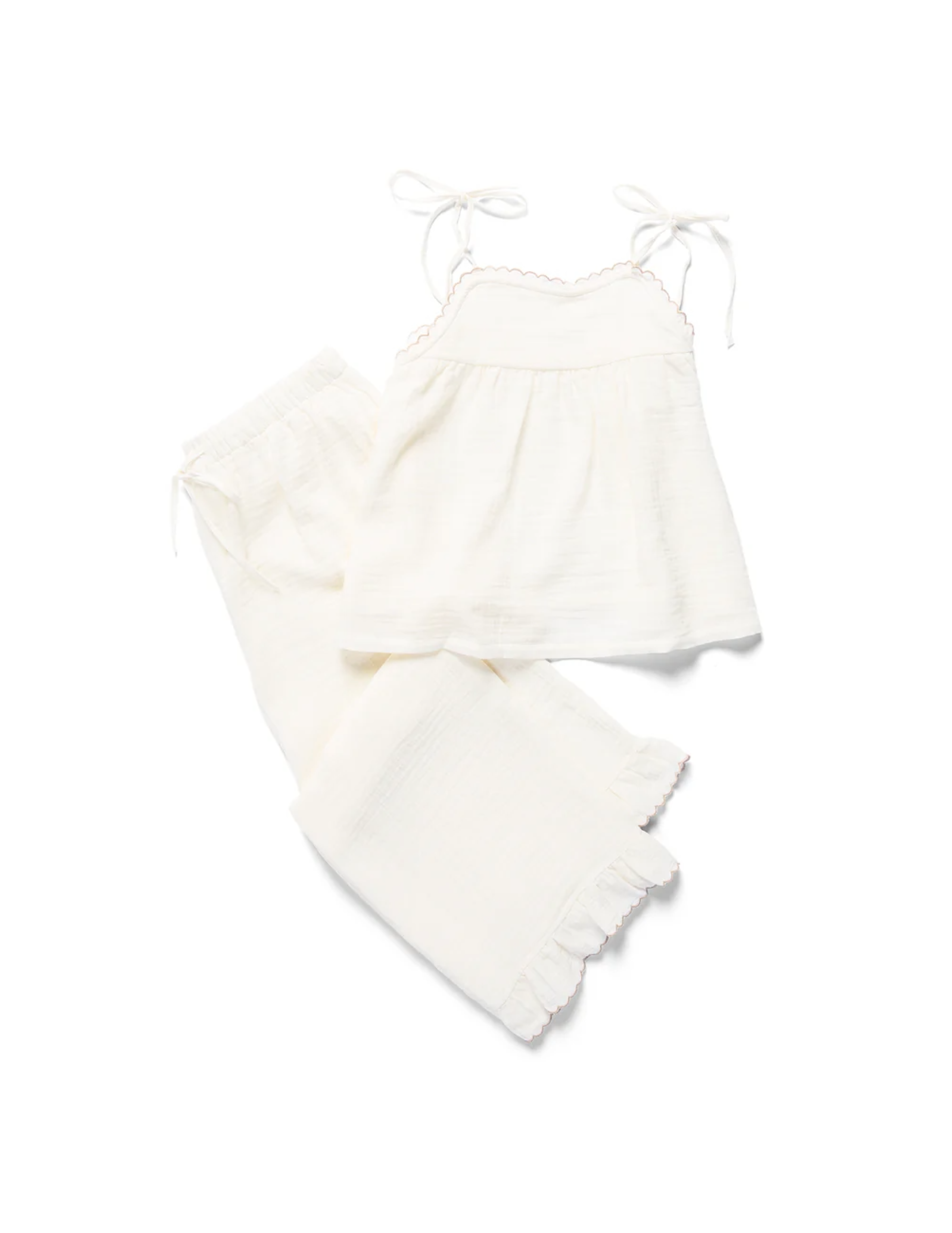 Alaia Crop Set- White