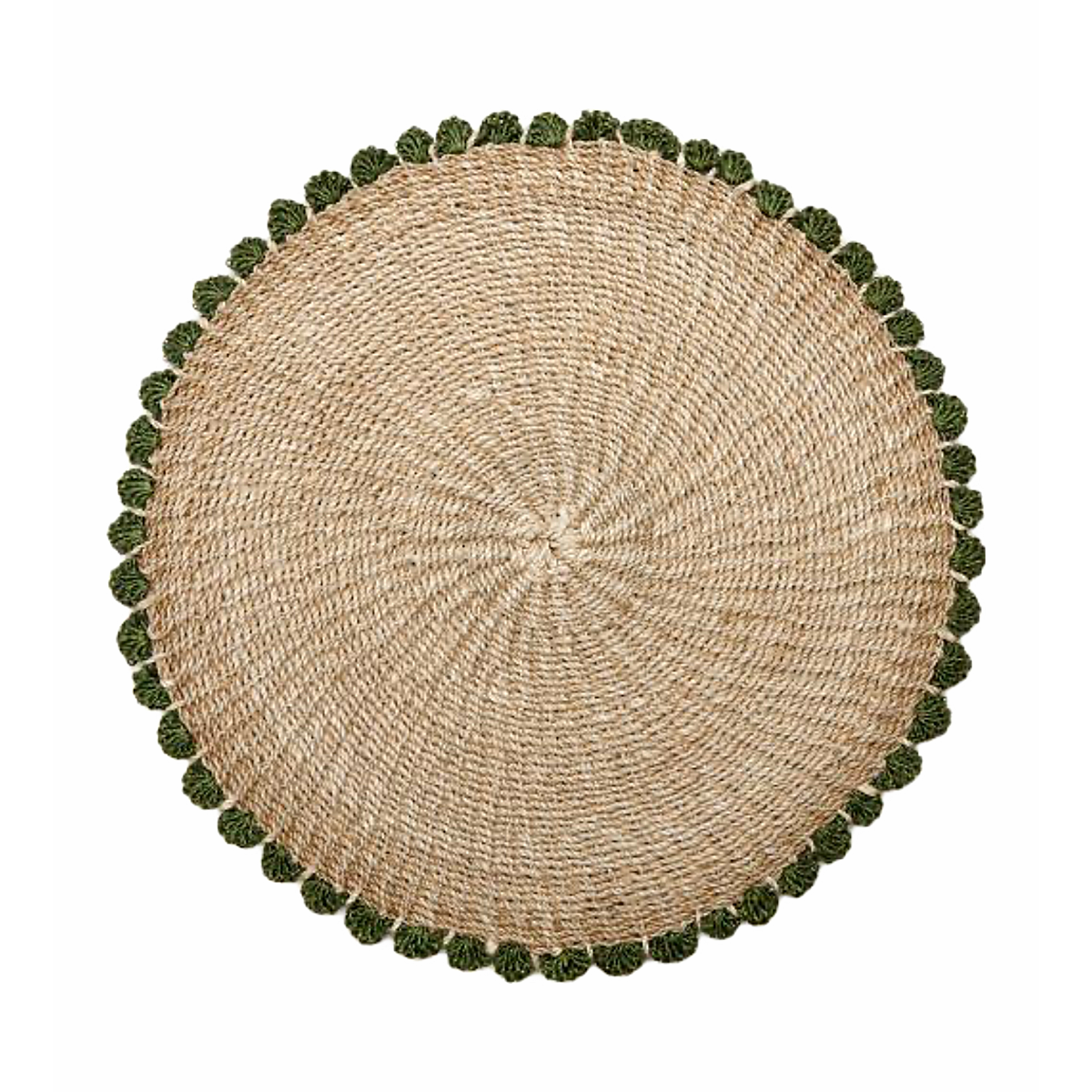 Border Tahitian Placemat Set of 4 - Grass