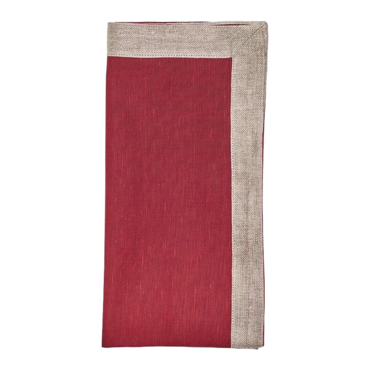 Dip Dye Napkin Set/4 - Red & Burgundy