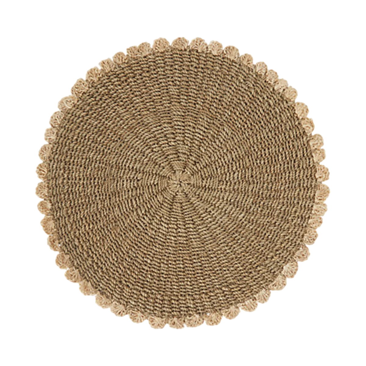 Border Tahitian Placemat Set of 4 - Natural
