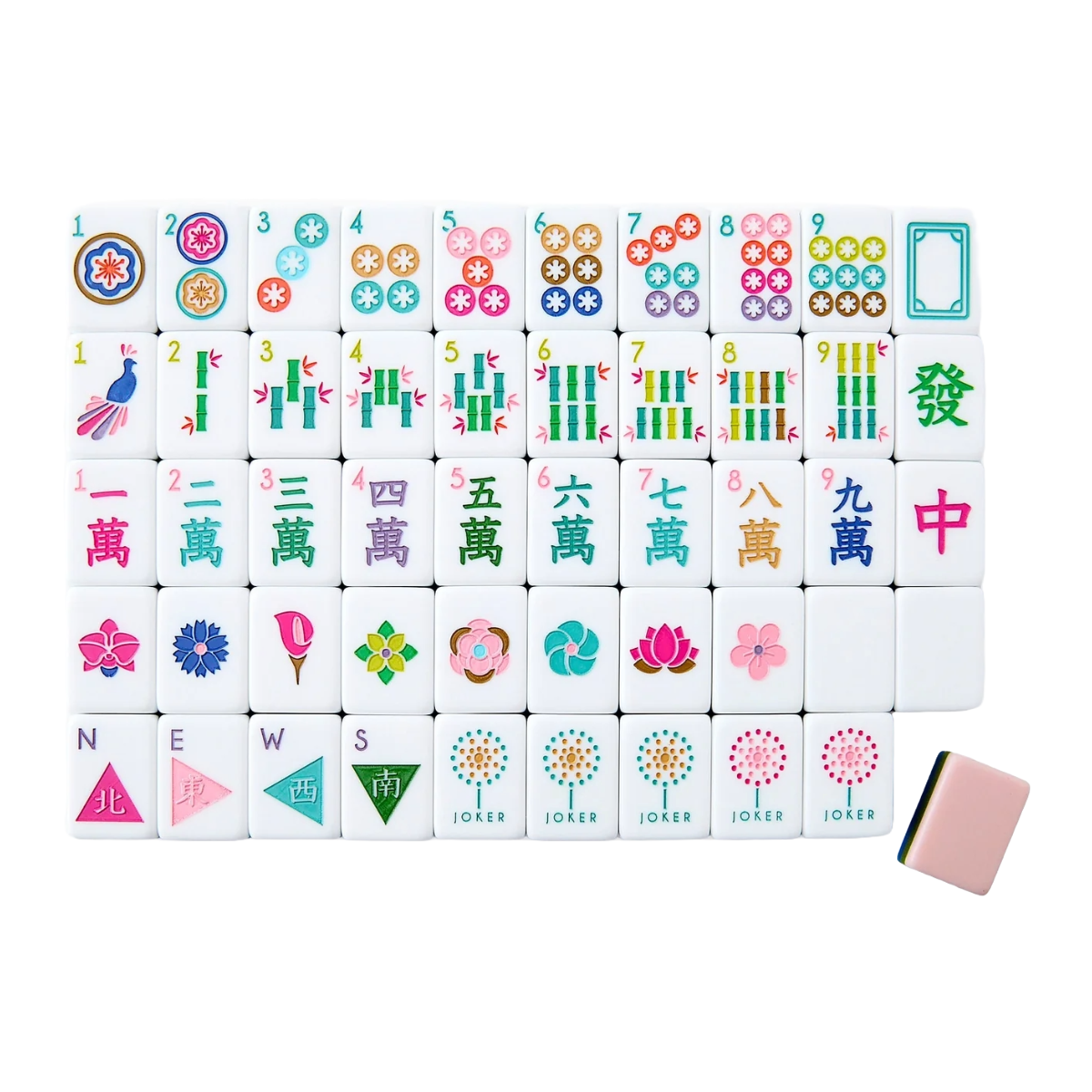 Mahjong Tiles - La Fete