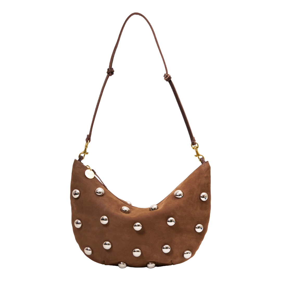 Lune Handbag - Choco Bar w/Studs