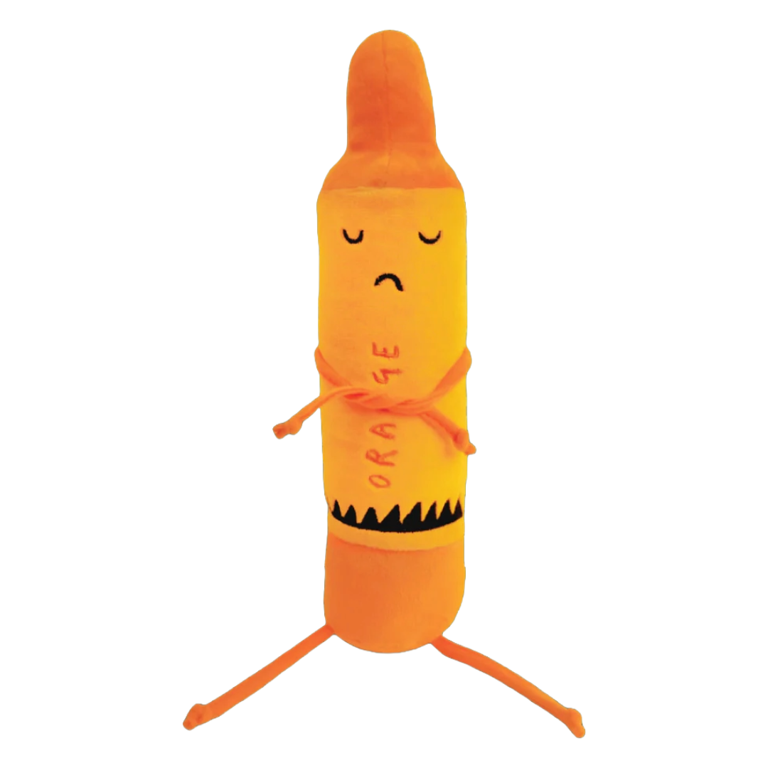 The Day the Crayons Quit Plush Crayon - Orange