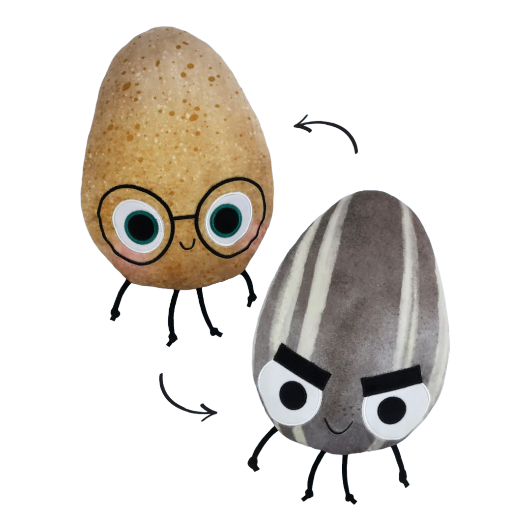 The Good Egg & Bad Seed 2 in 1 Plush