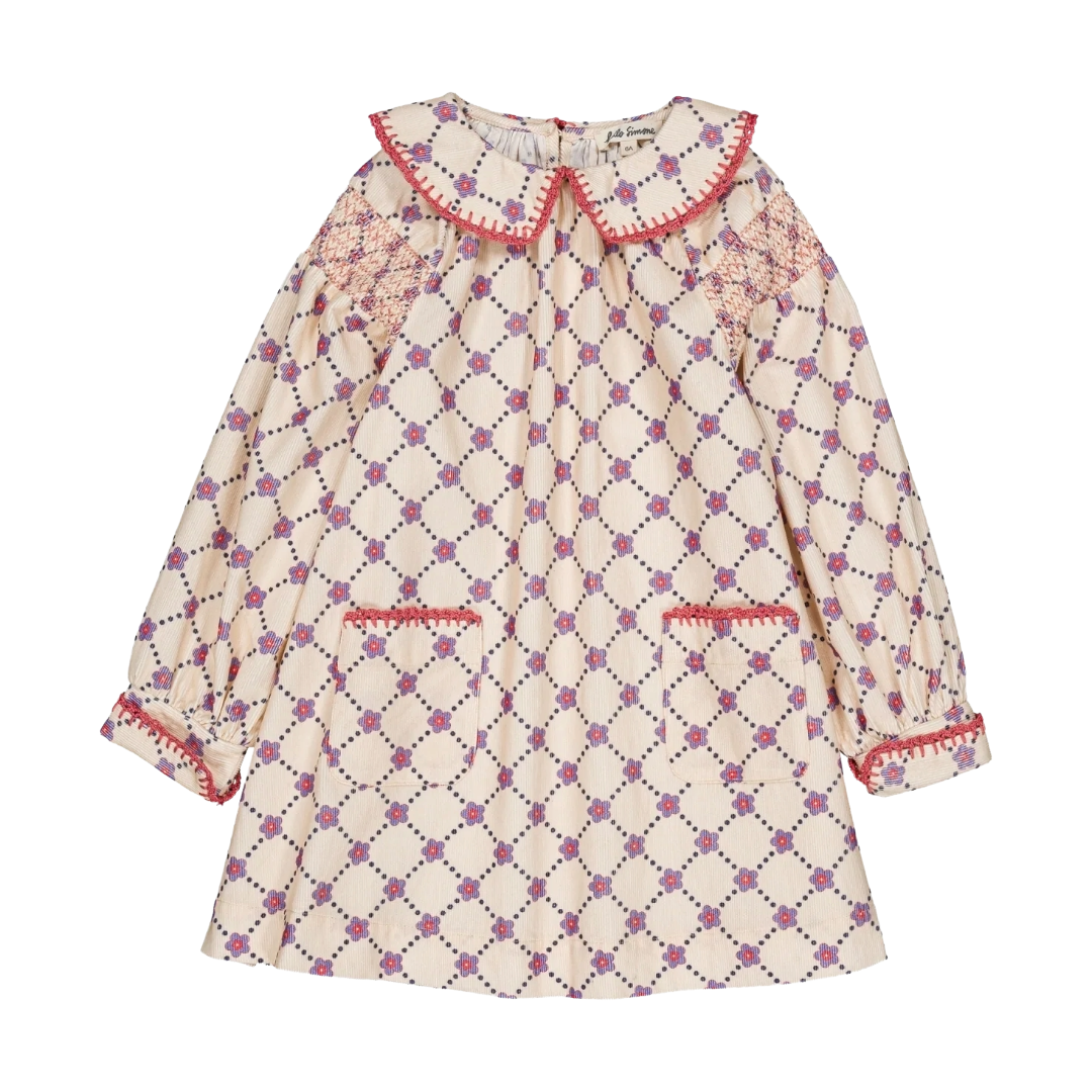 Martha Dress - Floral Check