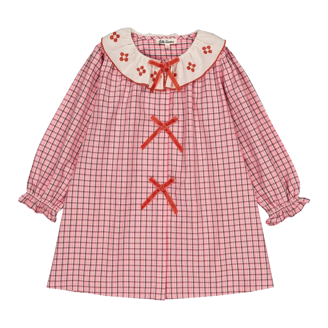 Grossielle Dress - Pink Check