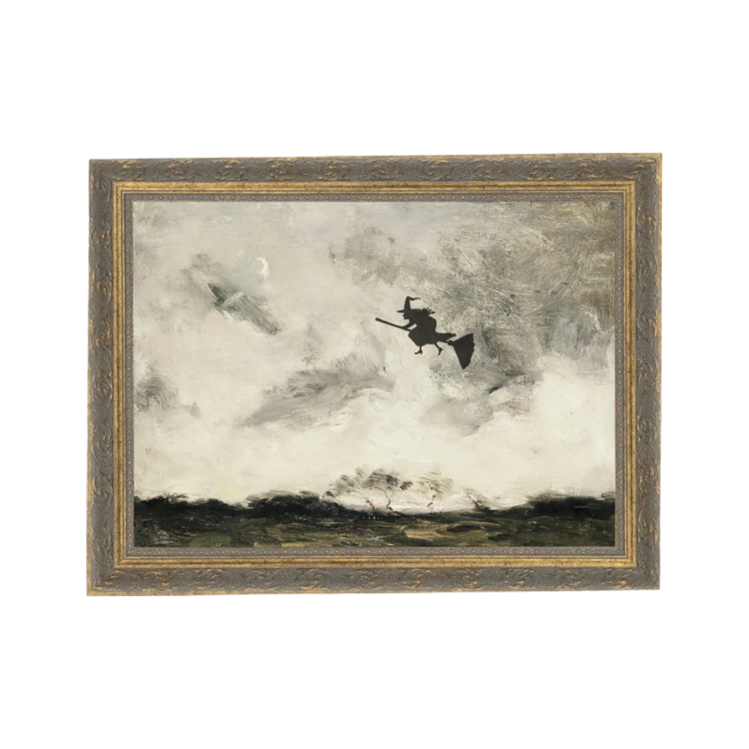 Witch Flying Through the Night