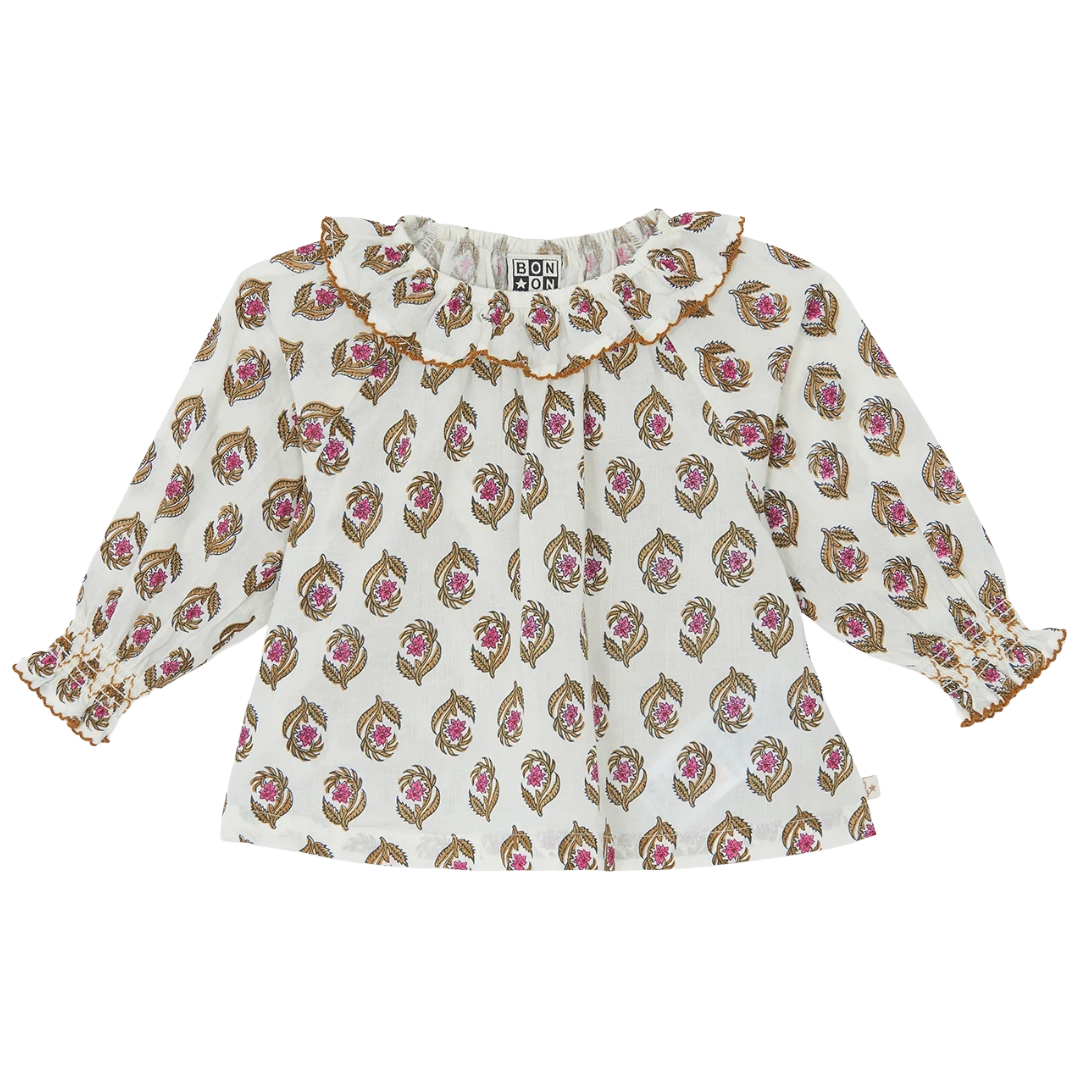 Solar Blockprint Blouse